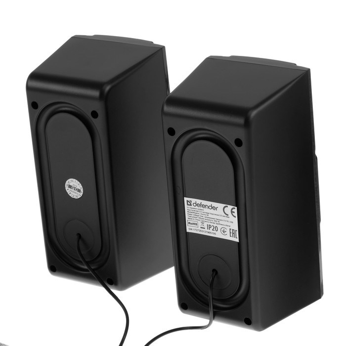 Компьютерные колонки 2.0 Defender Aurora S8, 2х4 Вт, USB, чёрные - фото 51368468 Компьютерные колонки 2.0 Defender Aurora S8, 2х4 Вт, USB, чёрные - фото 51368468