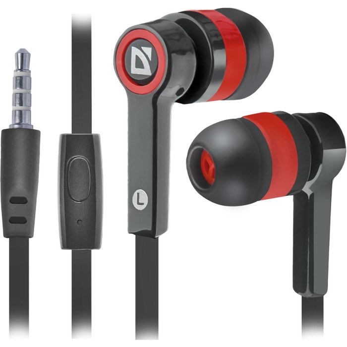 Наушники Defender Pulse 420, вакуумные, микрофон, 105дБ, 32 Ом, 3.5 мм, 1.2 м, чёрно-красные - фото 51368507 Наушники Defender Pulse 420, вакуумные, микрофон, 105дБ, 32 Ом, 3.5 мм, 1.2 м, чёрно-красные - фото 51368507