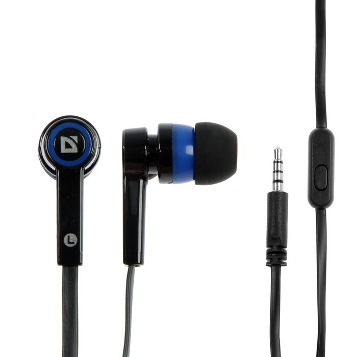 Наушники Defender Pulse 420, вакуумные, микрофон, 105 дБ, 32 Ом, 3.5 мм, 1.2 м, чёрно-синие - фото 51368513 Наушники Defender Pulse 420, вакуумные, микрофон, 105 дБ, 32 Ом, 3.5 мм, 1.2 м, чёрно-синие - фото 51368513