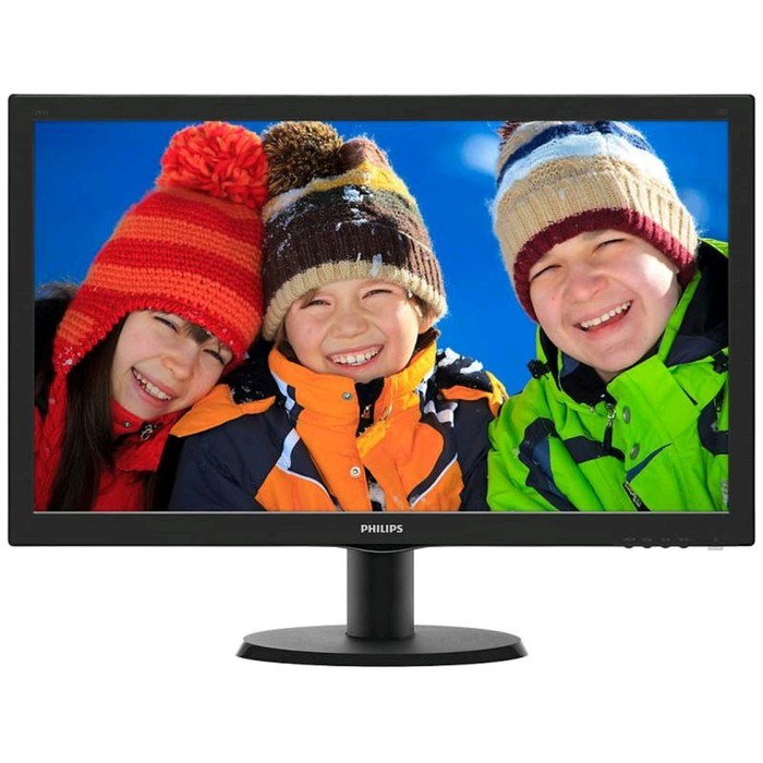 Монитор Philips 243V5QSBA (00/01) 23.6", VA, 1920x1080, 60Гц, 8мс, VGA, DVI, чёрный - фото 51368570 Монитор Philips 243V5QSBA (00/01) 23.6", VA, 1920x1080, 60Гц, 8мс, VGA, DVI, чёрный - фото 51368570
