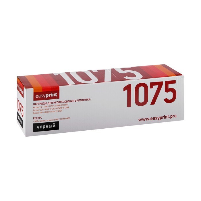 Картридж EasyPrint LB-1075 для Brother HL-1110R/1112R/DCP-1510R/1512R/MFC-1810R/1815R(1000k) - фото 51368578