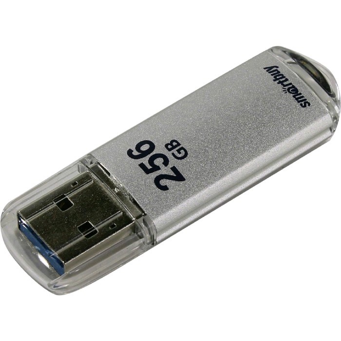 Флешка USB 3.0 SmartBuy V-Cut Silver SB256GBVC-S3, 256Гб, серебристый - фото 51368590 Флешка USB 3.0 SmartBuy V-Cut Silver SB256GBVC-S3, 256Гб, серебристый - фото 51368590