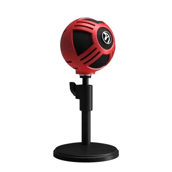Микрофон компьютерный Arozzi Sfera, 50-16000 Гц, 44 дБ, USB, 1.8 м, красный - фото 51368759 Микрофон компьютерный Arozzi Sfera, 50-16000 Гц, 44 дБ, USB, 1.8 м, красный - фото 51368759