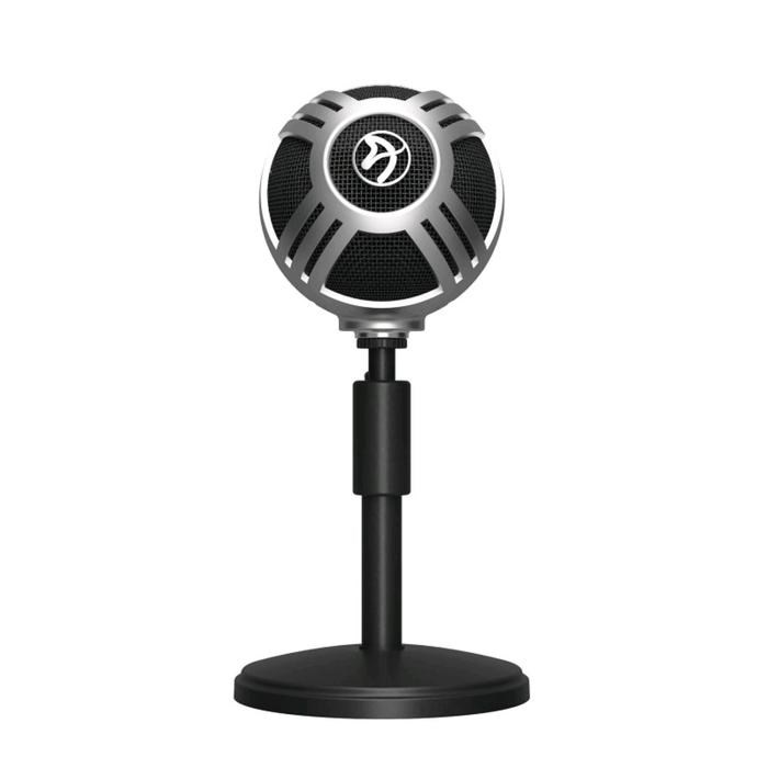 Микрофон компьютерный Arozzi Sfera Pro, 50-16000 Гц, 44 дБ, USB, 1.9 м, серебристый - фото 51368774 Микрофон компьютерный Arozzi Sfera Pro, 50-16000 Гц, 44 дБ, USB, 1.9 м, серебристый - фото 51368774