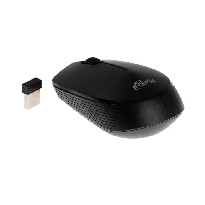 Мышь Ritmix RMW-502, беспроводная, оптическая, 1200 dpi, 2xAAA(не в компл), USB, чёрная - фото 51368796 Мышь Ritmix RMW-502, беспроводная, оптическая, 1200 dpi, 2xAAA(не в компл), USB, чёрная - фото 51368796