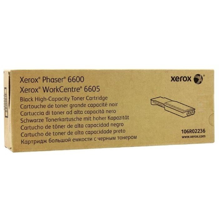 Тонер Картридж Xerox 106R02236 черный для Xerox Ph 6600/WC 6605 - фото 51368838 Тонер Картридж Xerox 106R02236 черный для Xerox Ph 6600/WC 6605 - фото 51368838