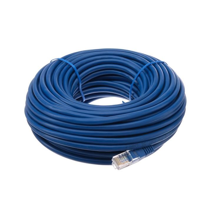 Патч-корд Gembird PP12e-20M/B, UTP 5е кат., RJ-45(m)-RJ-45(m), 20 м, синий - фото 51368875 Патч-корд Gembird PP12e-20M/B, UTP 5е кат., RJ-45(m)-RJ-45(m), 20 м, синий - фото 51368875