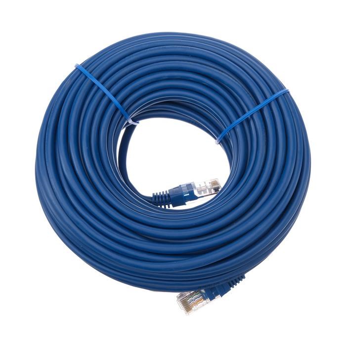 Патч-корд Gembird PP12e-20M/B, UTP 5е кат., RJ-45(m)-RJ-45(m), 20 м, синий - фото 51368876 Патч-корд Gembird PP12e-20M/B, UTP 5е кат., RJ-45(m)-RJ-45(m), 20 м, синий - фото 51368876
