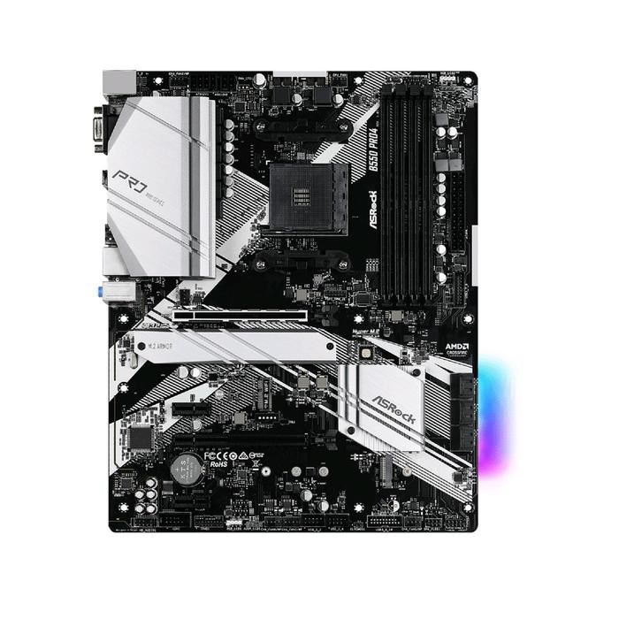Материнская плата Asrock B550 PRO4, AM4, B550, 4xDDR4, VGA, HDMI, ATX - фото 51368934 Материнская плата Asrock B550 PRO4, AM4, B550, 4xDDR4, VGA, HDMI, ATX - фото 51368934