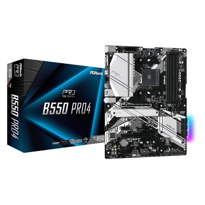 Материнская плата Asrock B550 PRO4, AM4, B550, 4xDDR4, VGA, HDMI, ATX - фото 51368938 Материнская плата Asrock B550 PRO4, AM4, B550, 4xDDR4, VGA, HDMI, ATX - фото 51368938