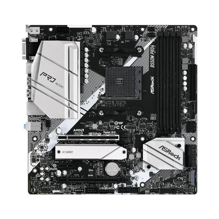 Материнская плата Asrock B550M PRO4, AM4, B550, 4xDDR4, VGA, HDMI, DP, mATX - фото 51368939 Материнская плата Asrock B550M PRO4, AM4, B550, 4xDDR4, VGA, HDMI, DP, mATX - фото 51368939