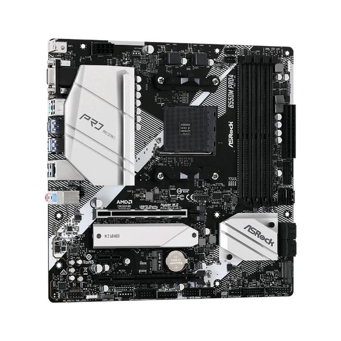 Материнская плата Asrock B550M PRO4, AM4, B550, 4xDDR4, VGA, HDMI, DP, mATX - фото 51368940 Материнская плата Asrock B550M PRO4, AM4, B550, 4xDDR4, VGA, HDMI, DP, mATX - фото 51368940