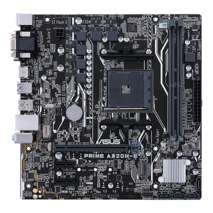 Материнская плата Asus PRIME A320M-E, AM4, A320, 2xDDR4, VGA, DVI, HDMI, mATX - фото 51368949 Материнская плата Asus PRIME A320M-E, AM4, A320, 2xDDR4, VGA, DVI, HDMI, mATX - фото 51368949