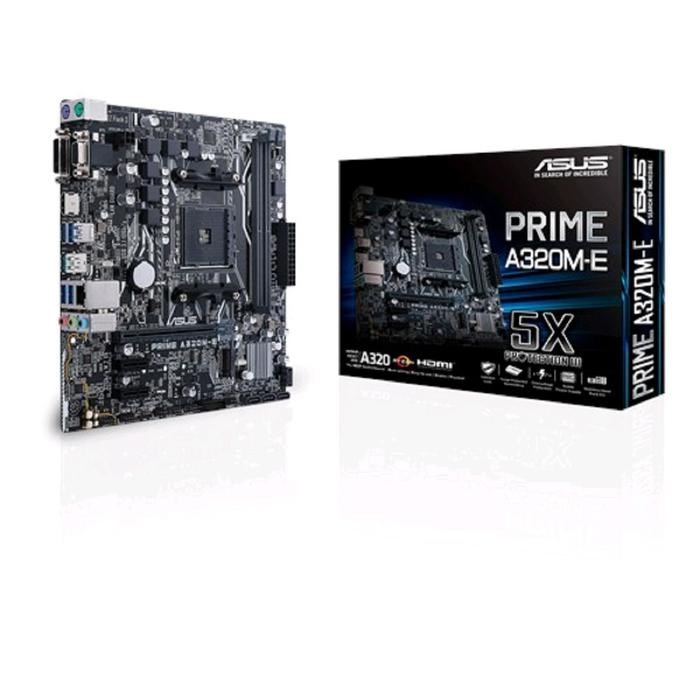 Материнская плата Asus PRIME A320M-E, AM4, A320, 2xDDR4, VGA, DVI, HDMI, mATX - фото 51368953 Материнская плата Asus PRIME A320M-E, AM4, A320, 2xDDR4, VGA, DVI, HDMI, mATX - фото 51368953
