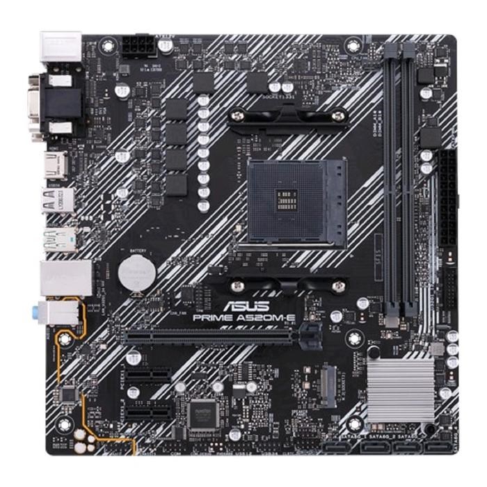 Материнская плата Asus PRIME A520M-E, AM4, A520, 2xDDR4, VGA, DVI, HDMI, mATX - фото 51368954 Материнская плата Asus PRIME A520M-E, AM4, A520, 2xDDR4, VGA, DVI, HDMI, mATX - фото 51368954