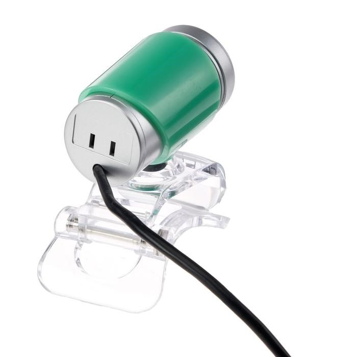 Веб-камера CBR CW 830M Green, 0.3 МП, 640х480, USB 2.0, микрофон, зеленая - фото 51369037 Веб-камера CBR CW 830M Green, 0.3 МП, 640х480, USB 2.0, микрофон, зеленая - фото 51369037