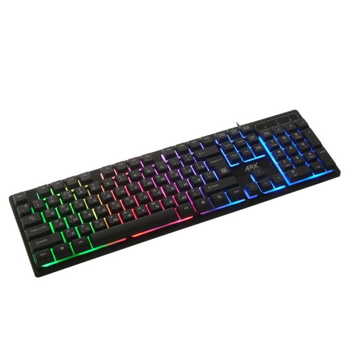 Клавиатура Defender Arx GK-196L, игровая, проводная, подсветка, 104 клавиши, USB, чёрная - фото 51369263 Клавиатура Defender Arx GK-196L, игровая, проводная, подсветка, 104 клавиши, USB, чёрная - фото 51369263