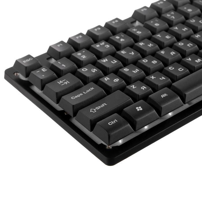 Клавиатура Defender Arx GK-196L, игровая, проводная, подсветка, 104 клавиши, USB, чёрная - фото 51369264 Клавиатура Defender Arx GK-196L, игровая, проводная, подсветка, 104 клавиши, USB, чёрная - фото 51369264