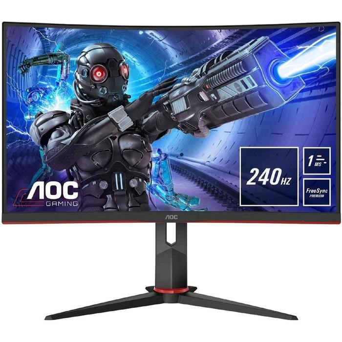 Монитор AOC Gaming C32G2ZE/BK 31.5", VA, 1920x1080, 240Гц, 1мс, HDMI, Dport, чёрный - фото 51369282 Монитор AOC Gaming C32G2ZE/BK 31.5", VA, 1920x1080, 240Гц, 1мс, HDMI, Dport, чёрный - фото 51369282