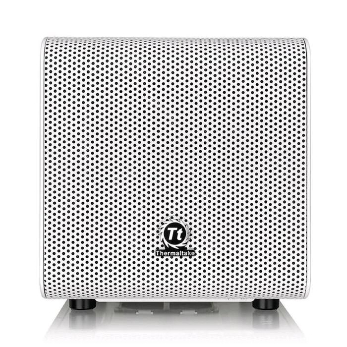Корпус Thermaltake Core V1 Snow, без БП, miniITX, Desktop, белый - фото 51369318 Корпус Thermaltake Core V1 Snow, без БП, miniITX, Desktop, белый - фото 51369318
