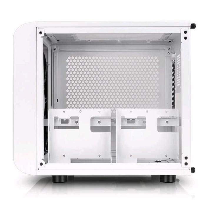 Корпус Thermaltake Core V1 Snow, без БП, miniITX, Desktop, белый - фото 51369320 Корпус Thermaltake Core V1 Snow, без БП, miniITX, Desktop, белый - фото 51369320