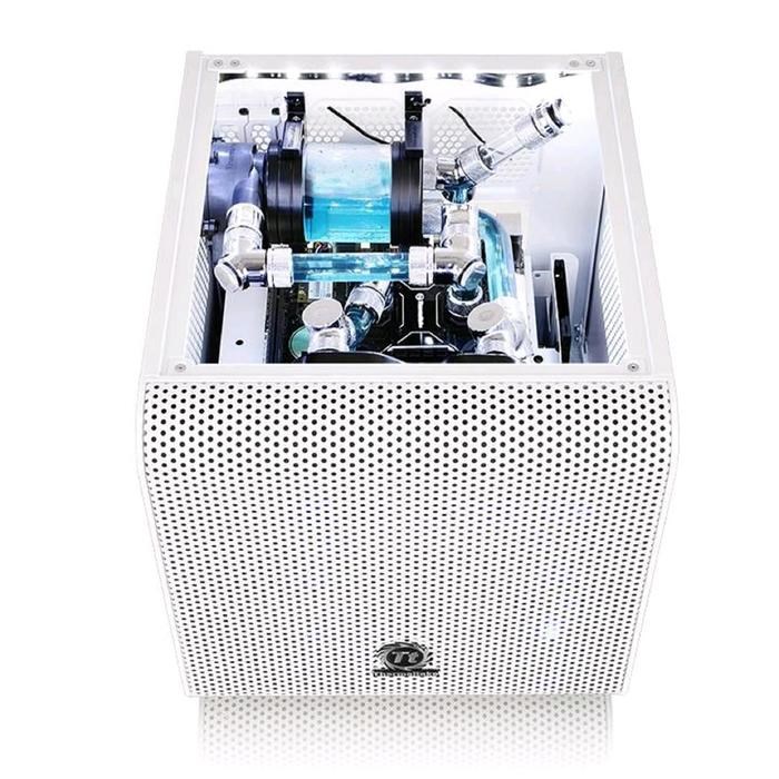 Корпус Thermaltake Core V1 Snow, без БП, miniITX, Desktop, белый - фото 51369321 Корпус Thermaltake Core V1 Snow, без БП, miniITX, Desktop, белый - фото 51369321
