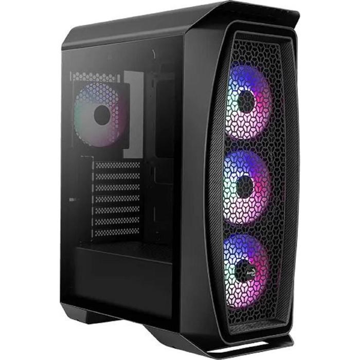 Корпус Aerocool Aero One Frost-G-BK-v1, без БП, ATX, Midi-Tower, черный - фото 51369557 Корпус Aerocool Aero One Frost-G-BK-v1, без БП, ATX, Midi-Tower, черный - фото 51369557