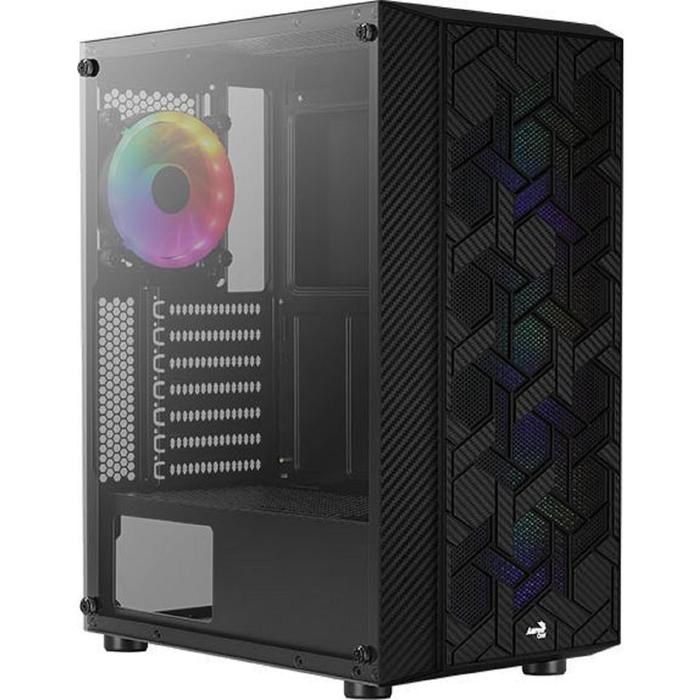Корпус Aerocool Hive-G-BK-v2, без БП, ATX, Midi-Tower, черный - фото 51369597 Корпус Aerocool Hive-G-BK-v2, без БП, ATX, Midi-Tower, черный - фото 51369597