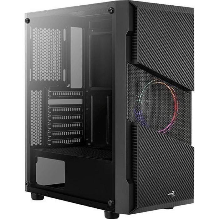Корпус Aerocool Menace Saturn FRGB-G-BK-v1, без БП, ATX, Midi-Tower, черный - фото 51369608 Корпус Aerocool Menace Saturn FRGB-G-BK-v1, без БП, ATX, Midi-Tower, черный - фото 51369608