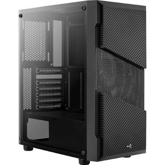 Корпус Aerocool Menace Saturn FRGB-G-BK-v1, без БП, ATX, Midi-Tower, черный - фото 51369609 Корпус Aerocool Menace Saturn FRGB-G-BK-v1, без БП, ATX, Midi-Tower, черный - фото 51369609