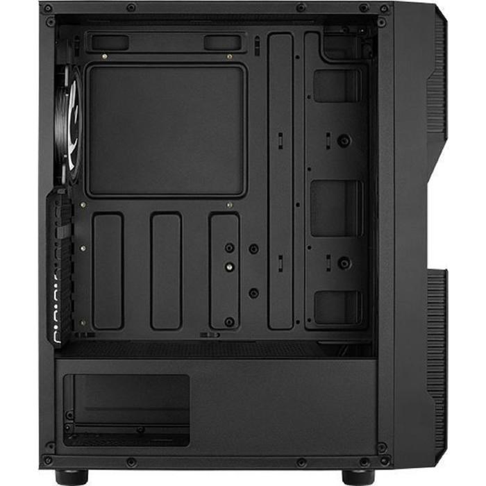 Корпус Aerocool Menace Saturn FRGB-G-BK-v1, без БП, ATX, Midi-Tower, черный - фото 51369614 Корпус Aerocool Menace Saturn FRGB-G-BK-v1, без БП, ATX, Midi-Tower, черный - фото 51369614