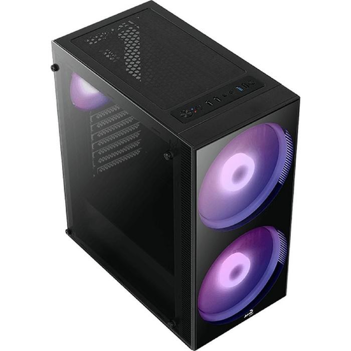 Корпус Aerocool Python-G-BK-v1, без БП, ATX, Midi-Tower, черный - фото 51369625 Корпус Aerocool Python-G-BK-v1, без БП, ATX, Midi-Tower, черный - фото 51369625
