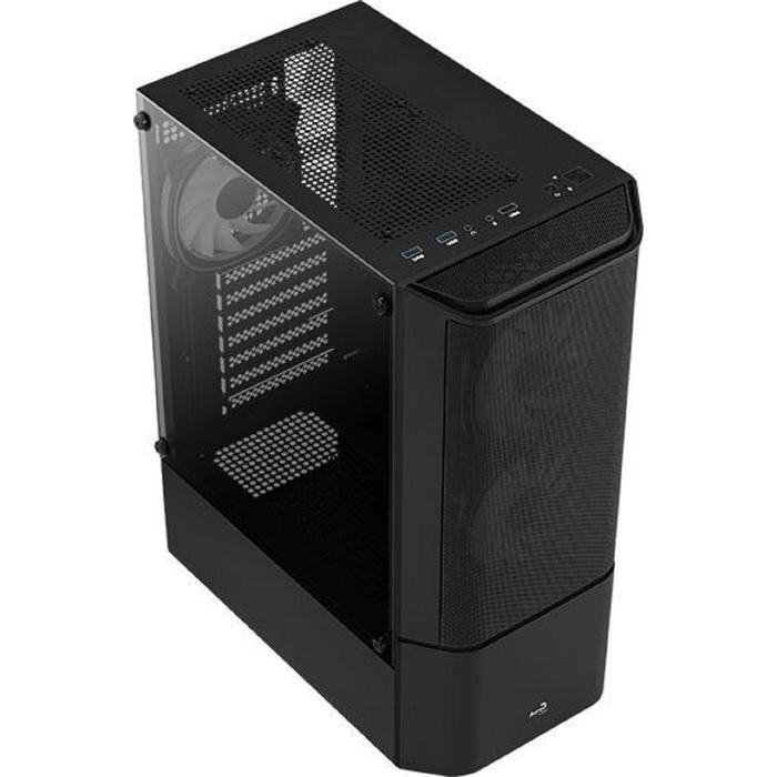 Корпус Aerocool Quantum Mesh-G-BK-v2, без БП, ATX, Midi-Tower, черный - фото 51369641 Корпус Aerocool Quantum Mesh-G-BK-v2, без БП, ATX, Midi-Tower, черный - фото 51369641
