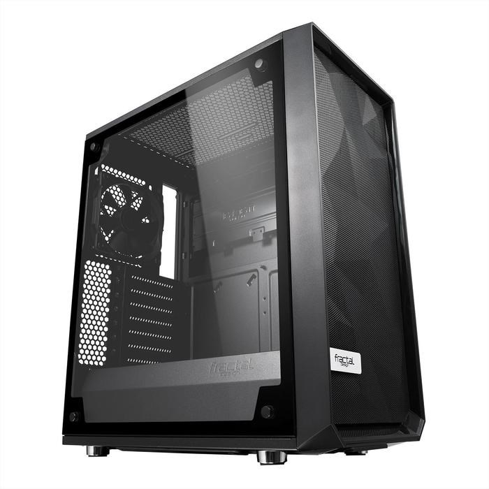 Корпус Fractal Design Meshify С Blackout TG Light, без БП, ATX, Midi-Tower, черный - фото 51369749 Корпус Fractal Design Meshify С Blackout TG Light, без БП, ATX, Midi-Tower, черный - фото 51369749