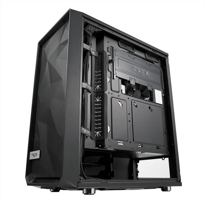Корпус Fractal Design Meshify С Blackout TG Light, без БП, ATX, Midi-Tower, черный - фото 51369759 Корпус Fractal Design Meshify С Blackout TG Light, без БП, ATX, Midi-Tower, черный - фото 51369759