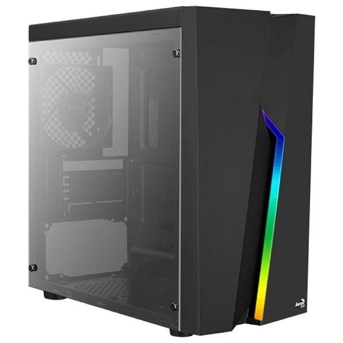 Корпус Aerocool Bolt Mini TG, без БП, mATX, Mini-Tower, черный - фото 51369867