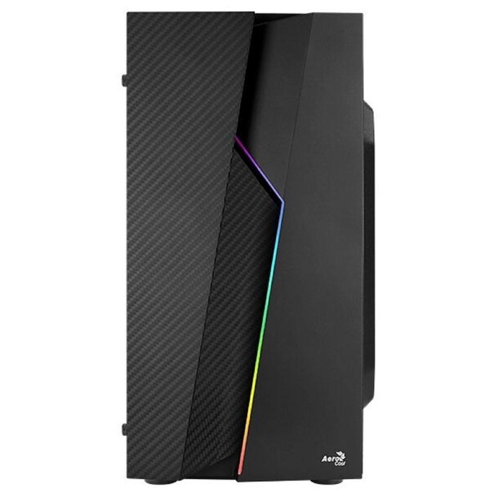 Корпус Aerocool Bolt Mini TG, без БП, mATX, Mini-Tower, черный - фото 51369869