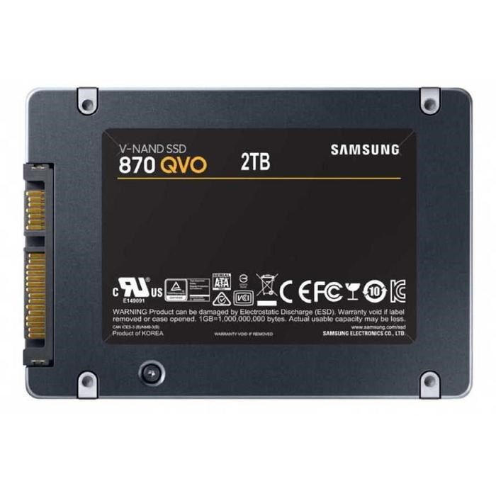 Накопитель SSD Samsung MZ-77Q2T0BW 870 QVO 2.5", 2Тб, SATA III - фото 51370110 Накопитель SSD Samsung MZ-77Q2T0BW 870 QVO 2.5", 2Тб, SATA III - фото 51370110