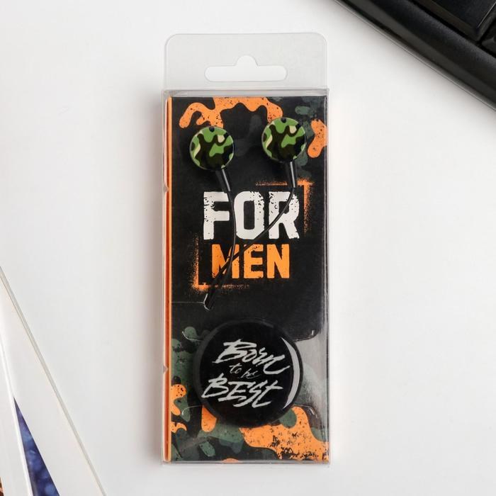 Набор наушники вакуумные и попсокет For men, 13,5 х 6 см - фото 51370273 Набор наушники вакуумные и попсокет For men, 13,5 х 6 см - фото 51370273