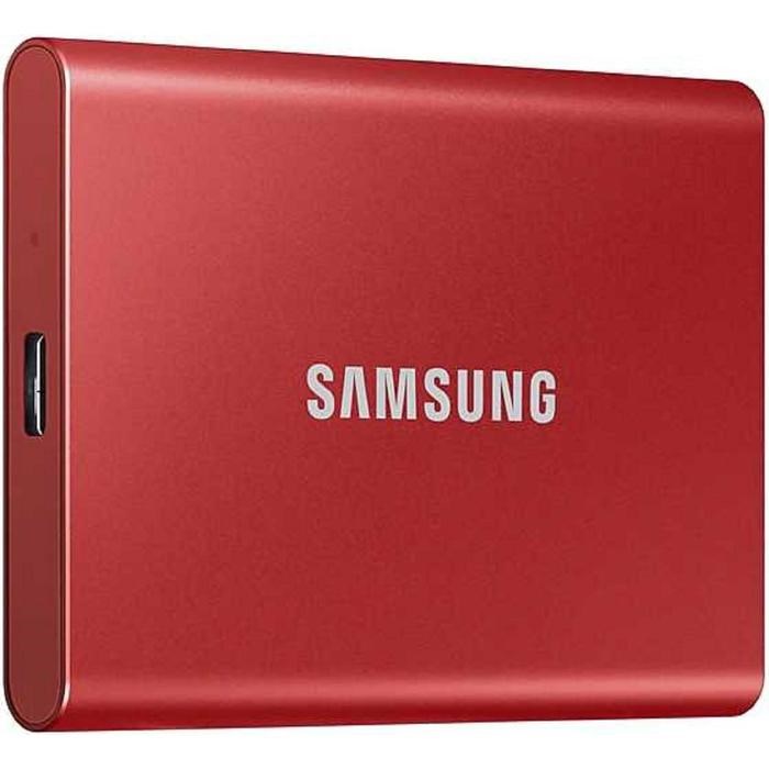 Накопитель SSD Samsung MU-PC500R/WW T7, 1.8", 500Гб, USB Type-C, красный - фото 51370598