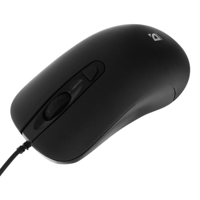 Мышь Defender Classic MB-230, проводная, оптическая, 1600 dpi, 3 кнопки, черная - фото 51370974 Мышь Defender Classic MB-230, проводная, оптическая, 1600 dpi, 3 кнопки, черная - фото 51370974