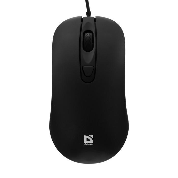 Мышь Defender Classic MB-230, проводная, оптическая, 1600 dpi, 3 кнопки, черная - фото 51370975 Мышь Defender Classic MB-230, проводная, оптическая, 1600 dpi, 3 кнопки, черная - фото 51370975