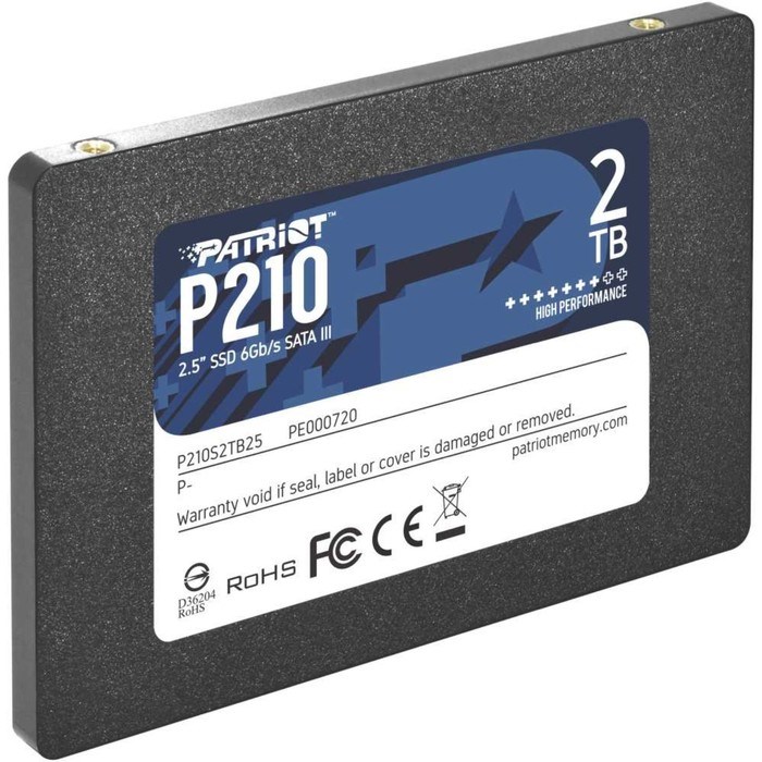 Накопитель SSD Patriot P210S2TB25 P210, 2 Тб, SATA III - фото 51371344 Накопитель SSD Patriot P210S2TB25 P210, 2 Тб, SATA III - фото 51371344