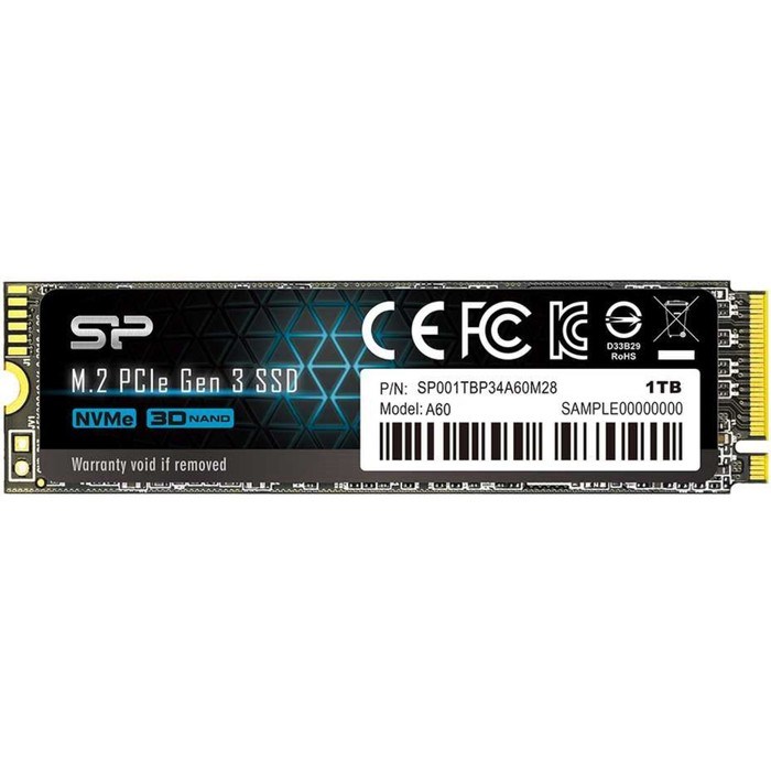 Накопитель SSD Silicon Power SP001TBP34A60M28 M-Series M.2 2280, 1 Тб, PCI-E x4 - фото 51371345 Накопитель SSD Silicon Power SP001TBP34A60M28 M-Series M.2 2280, 1 Тб, PCI-E x4 - фото 51371345