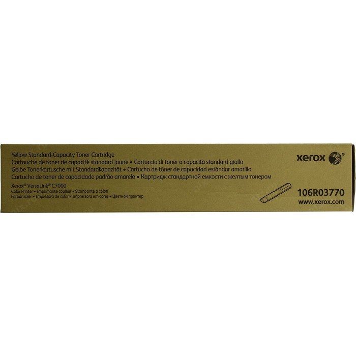 Картридж лазерный Xerox 106R03770 (VersaLink C7000), для Xerox (3300 стр), жёлтый - фото 51371413 Картридж лазерный Xerox 106R03770 (VersaLink C7000), для Xerox (3300 стр), жёлтый - фото 51371413
