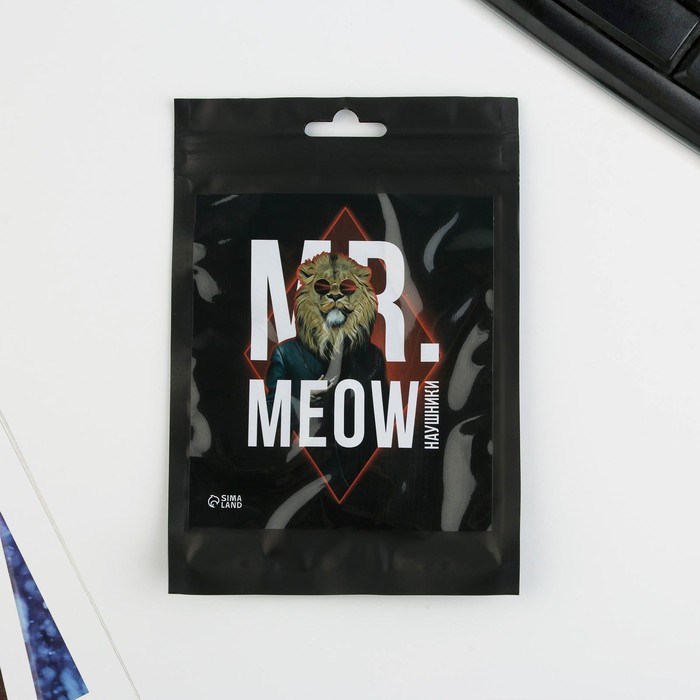 Наушники вакуумные в пакете "MR.MEOW", модель OBT 1.4 - фото 51371497 Наушники вакуумные в пакете "MR.MEOW", модель OBT 1.4 - фото 51371497