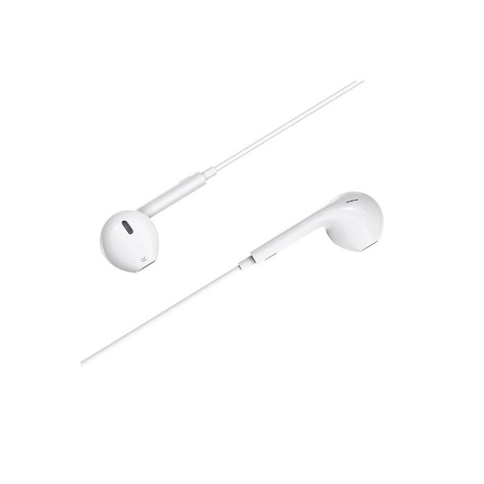Наушники Borofone BM27, проводные, вкладыши, микрофон, Type-C, 1.2 м, белые - фото 51371550 Наушники Borofone BM27, проводные, вкладыши, микрофон, Type-C, 1.2 м, белые - фото 51371550
