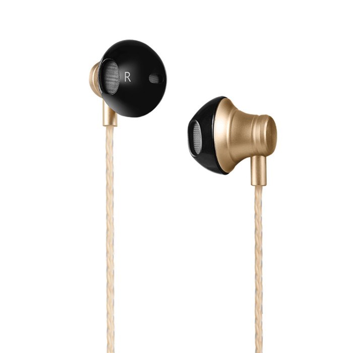 Наушники Hoco M18, проводные, вкладыши, микрофон, jack 3.5 mm, 1.2 м, золотистые - фото 51371795 Наушники Hoco M18, проводные, вкладыши, микрофон, jack 3.5 mm, 1.2 м, золотистые - фото 51371795