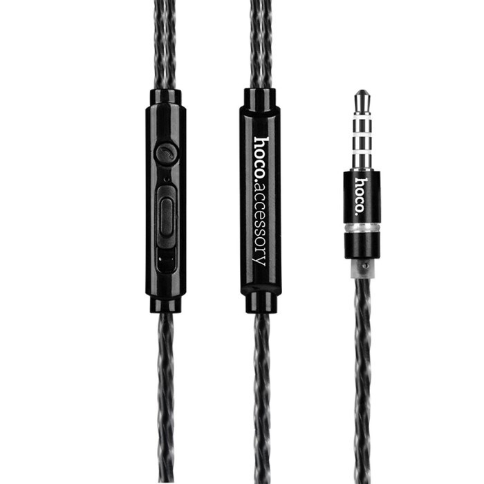 Наушники Hoco M18, проводные, вкладыши, микрофон, jack 3.5 mm, 1.2 м, золотистые - фото 51371796 Наушники Hoco M18, проводные, вкладыши, микрофон, jack 3.5 mm, 1.2 м, золотистые - фото 51371796
