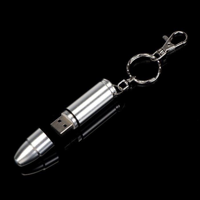 Флешка E 297 S "пуля", 16 ГБ, USB2.0, чт до 25 Мб/с, зап до 15 Мб/с, серебристая - фото 51371838 Флешка E 297 S "пуля", 16 ГБ, USB2.0, чт до 25 Мб/с, зап до 15 Мб/с, серебристая - фото 51371838